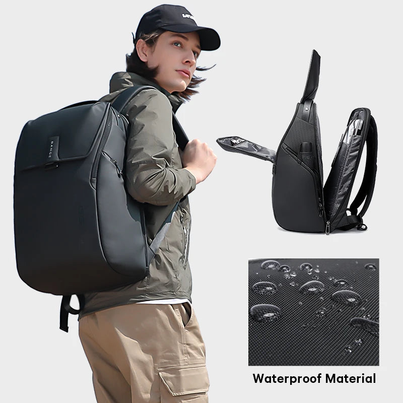 2022 New Men Backpack Fashion Waterproof School Travel Bag Backpack USB Business Backpacks Fit For 15.6 Inch Laptop