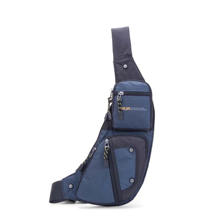 2022 New Multifunction Messenger Crossbody Oxford Cloth Bags For Men Sling Leisure Trip Mobile Phone Bag