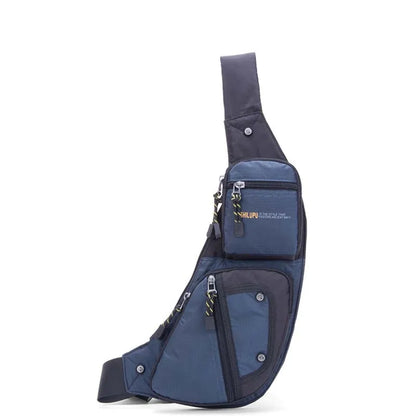 2022 New Multifunction Messenger Crossbody Oxford Cloth Bags For Men Sling Leisure Trip Mobile Phone Bag