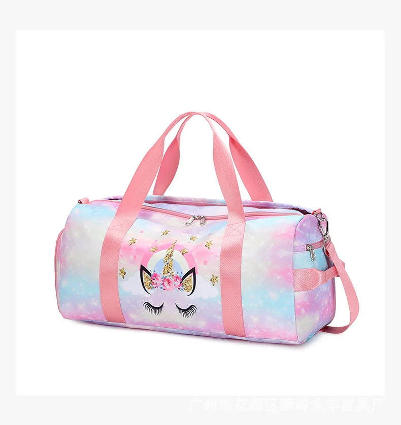 2022 New Rainbow Travel Bag Organizer Sports Fitness Yoga Bag Large Capacity Tote Messenger Weekend Duffle Bag For Women