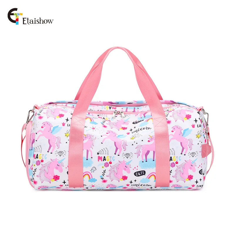 2022 New Rainbow Travel Bag Organizer Sports Fitness Yoga Bag Large Capacity Tote Messenger Weekend Duffle Bag For Women