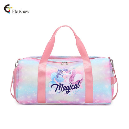 2022 New Rainbow Travel Bag Organizer Sports Fitness Yoga Bag Large Capacity Tote Messenger Weekend Duffle Bag For Women