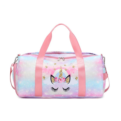 2022 New Rainbow Travel Bag Organizer Sports Fitness Yoga Bag Large Capacity Tote Messenger Weekend Duffle Bag For Women