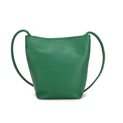 2022 New Simple Mini Bucket Bag for Women Girls Soft Small Mobile Phone Shoulder Bag Ins Japanese Style Sweet Crossbody Bags