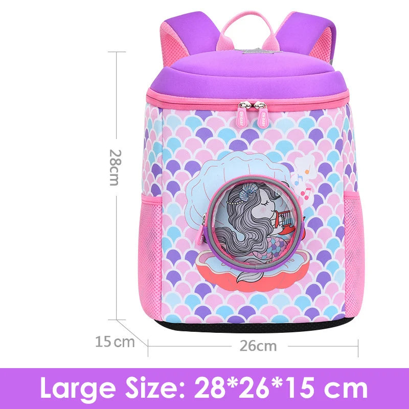 2022 New Unicorn School Bags for Teenage Girls Fashion Mermaid Children Backpacks Large Capacity Kindergarten Kids Pack Mochila