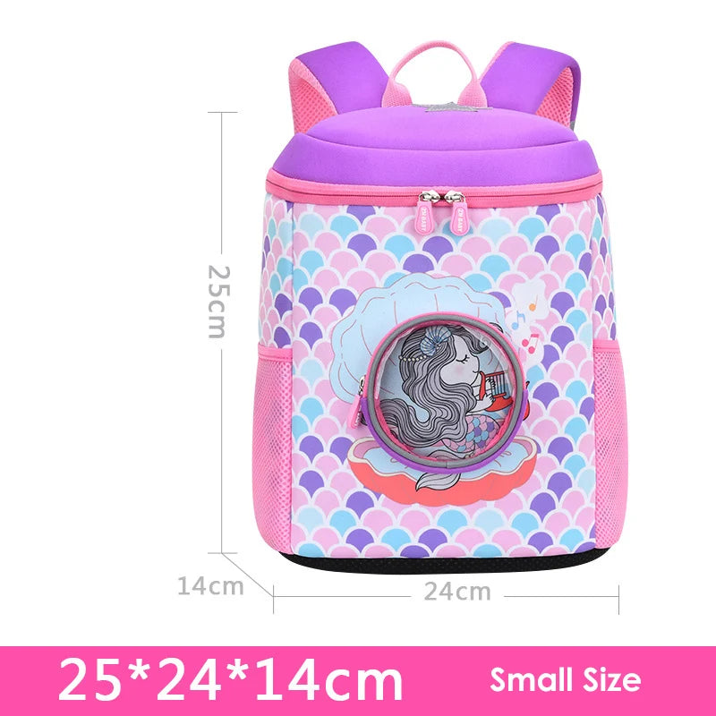 2022 New Unicorn School Bags for Teenage Girls Fashion Mermaid Children Backpacks Large Capacity Kindergarten Kids Pack Mochila