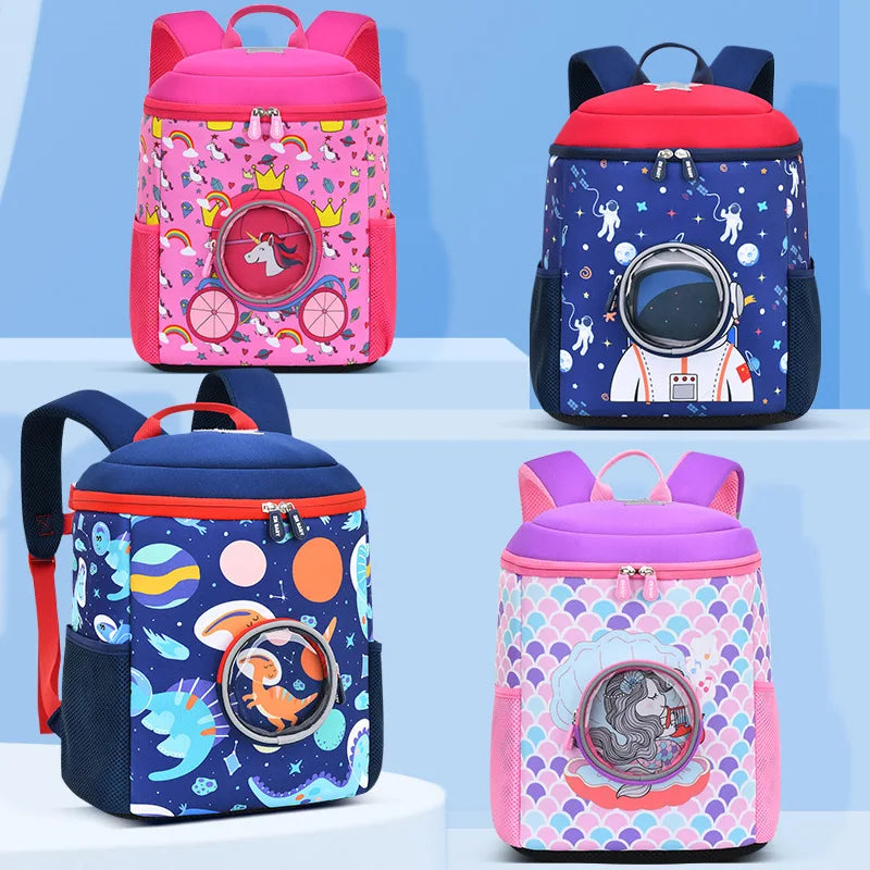 2022 New Unicorn School Bags for Teenage Girls Fashion Mermaid Children Backpacks Large Capacity Kindergarten Kids Pack Mochila