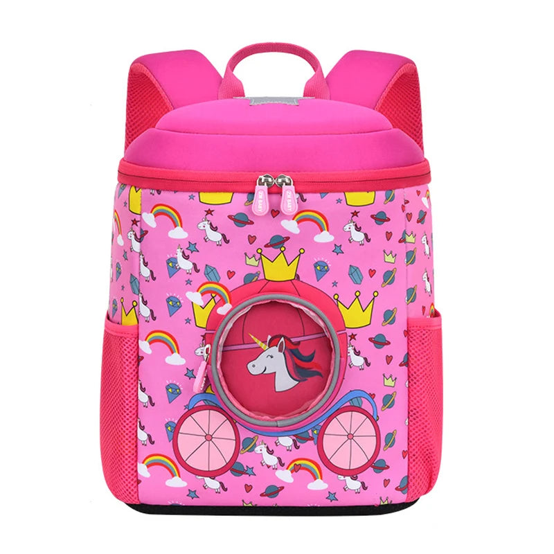 2022 New Unicorn School Bags for Teenage Girls Fashion Mermaid Children Backpacks Large Capacity Kindergarten Kids Pack Mochila