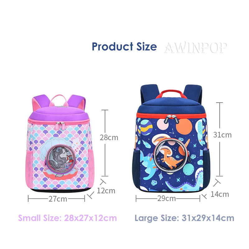 2022 New Unicorn School Bags for Teenage Girls Fashion Mermaid Children Backpacks Large Capacity Kindergarten Kids Pack Mochila