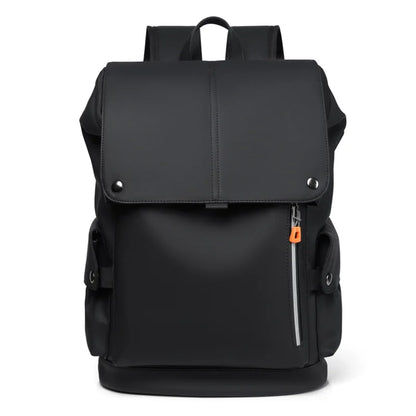2022 Soft  Men PU Leather Bag Trend Business Backpack Large Capacity Waterproof School Backpack Daily Work Travel Laptop Bags