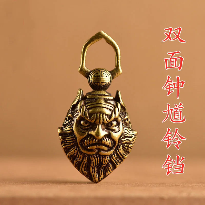 2022 Southeast Asia Geomantic Amulet  TIAN SHI ZONG KUI Exorcise evil spirit Exorcism COPPER BELL Pendant all-powerful talisman