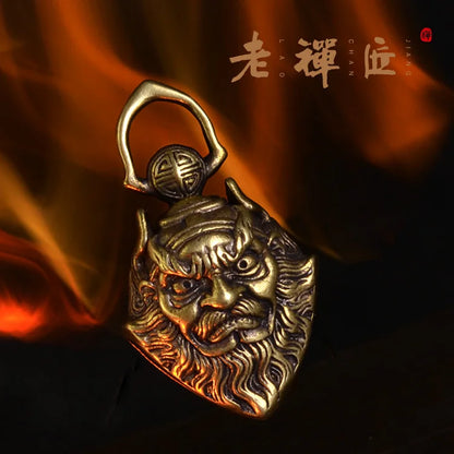 2022 Southeast Asia Geomantic Amulet  TIAN SHI ZONG KUI Exorcise evil spirit Exorcism COPPER BELL Pendant all-powerful talisman