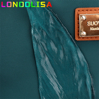 2022 Waterproof Shoulder Crossbody Shopper Bag Women's Messenger Tote Sac A Main Simple Trendy Luxury Solid Handbags and Purses