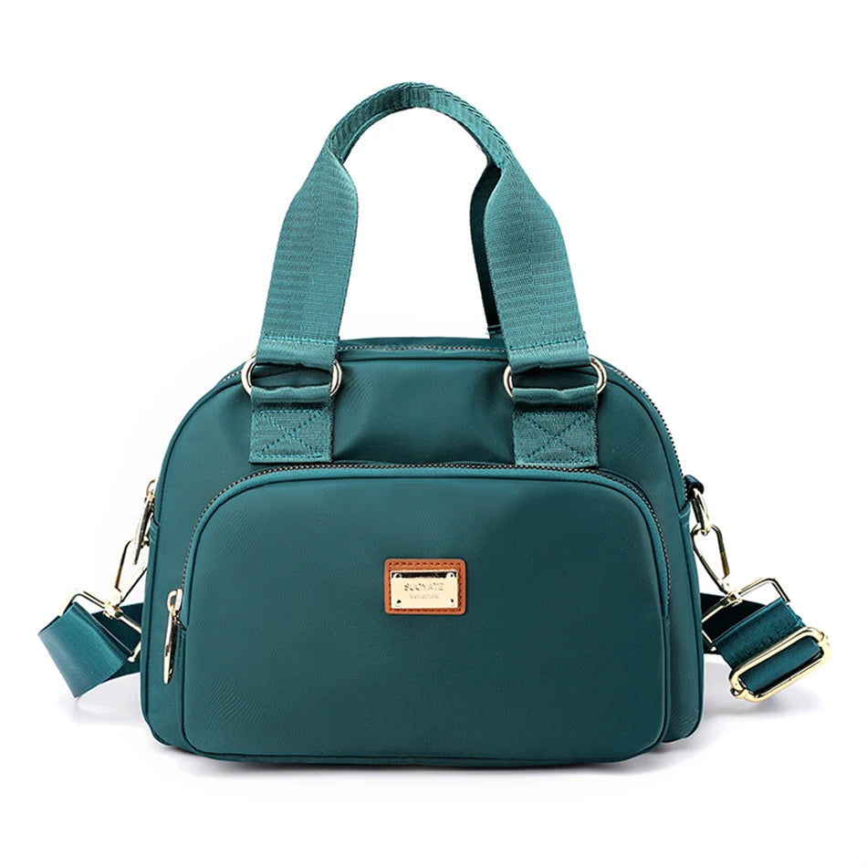 2022 Waterproof Shoulder Crossbody Shopper Bag Women's Messenger Tote Sac A Main Simple Trendy Luxury Solid Handbags and Purses