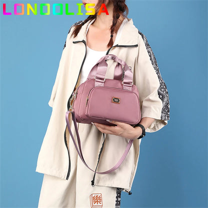 2022 Waterproof Shoulder Crossbody Shopper Bag Women's Messenger Tote Sac A Main Simple Trendy Luxury Solid Handbags and Purses