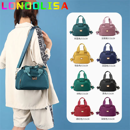 2022 Waterproof Shoulder Crossbody Shopper Bag Women's Messenger Tote Sac A Main Simple Trendy Luxury Solid Handbags and Purses