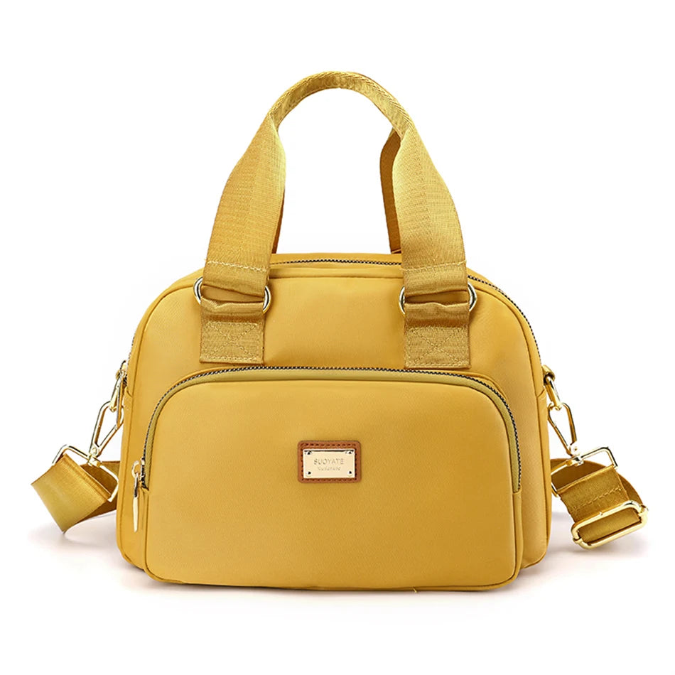 2022 Waterproof Shoulder Crossbody Shopper Bag Women's Messenger Tote Sac A Main Simple Trendy Luxury Solid Handbags and Purses