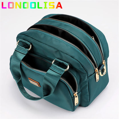 2022 Waterproof Shoulder Crossbody Shopper Bag Women's Messenger Tote Sac A Main Simple Trendy Luxury Solid Handbags and Purses