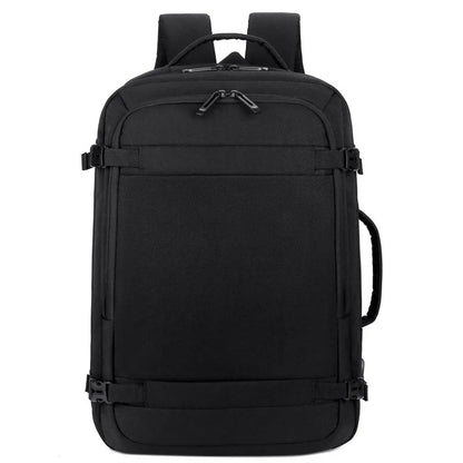2023 40LExpandable USB Travel Backpack, Flight Approved Carry on Bags for Airplanes,Water Resistant Durable 17-inch backpack men