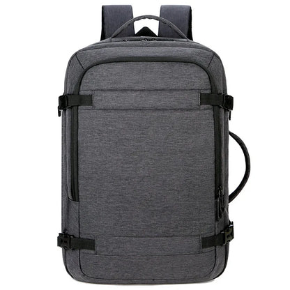 2023 40LExpandable USB Travel Backpack, Flight Approved Carry on Bags for Airplanes,Water Resistant Durable 17-inch backpack men