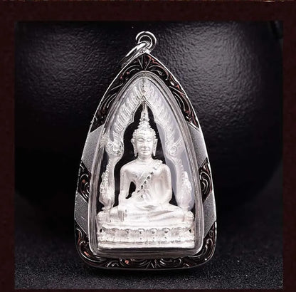 2023 Asia Thailand GOOD Success Buddha Pendant Temple Amulet bless safety healthy good luck Recruit wealth all powerful talisman
