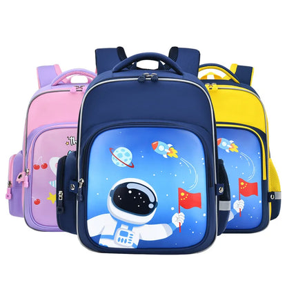2023 Astronaut School Bags for Boys Large Capacity Primary Pupil Students Schoolbag Waterproof 1-6 Grades Children Backpacks
