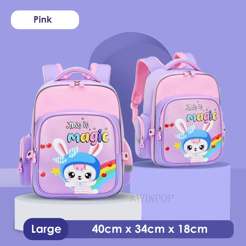 2023 Astronaut School Bags for Boys Large Capacity Primary Pupil Students Schoolbag Waterproof 1-6 Grades Children Backpacks