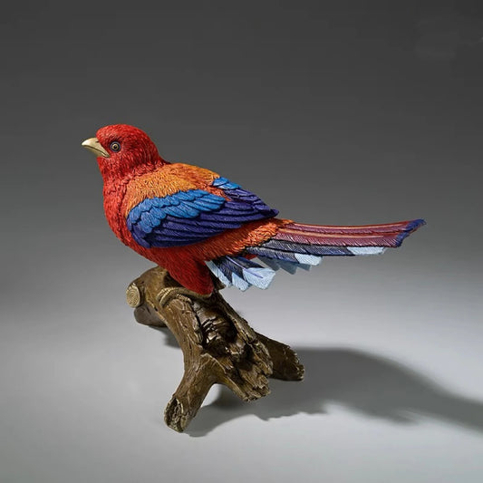 2023 BEST Business gift Good luck decoration COLOR COPPER Lucky Bird Sculpture statue HOME OFFICE BAR CLUB bring wealth money