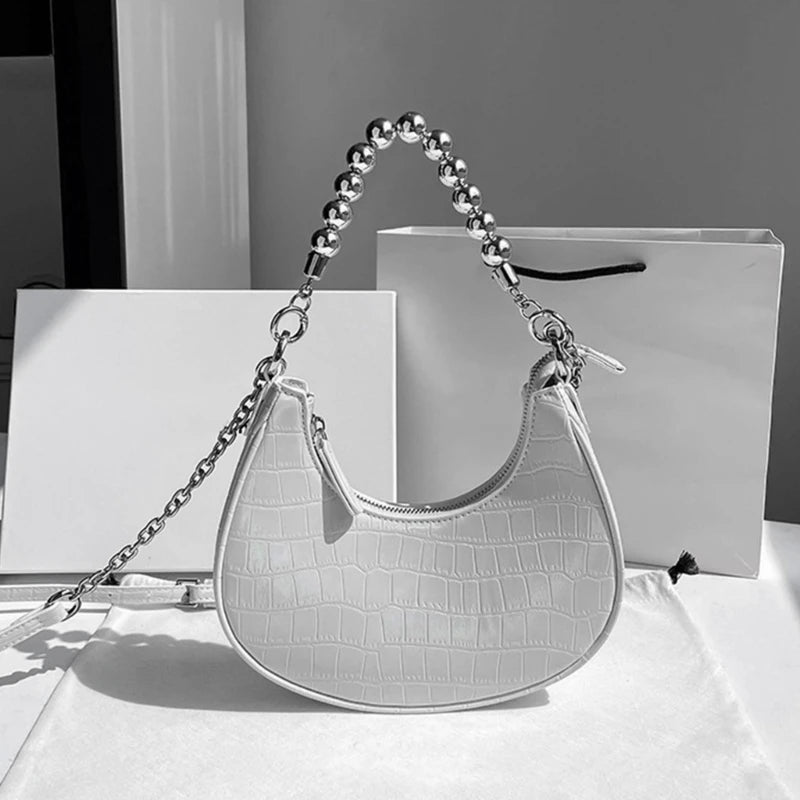 2023 Bag Shoulder Bags for Girl Women Print Lady Purse Underarm Bag Trendy Armpit Bag Fashion Handbag