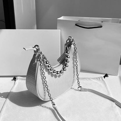 2023 Bag Shoulder Bags for Girl Women Print Lady Purse Underarm Bag Trendy Armpit Bag Fashion Handbag