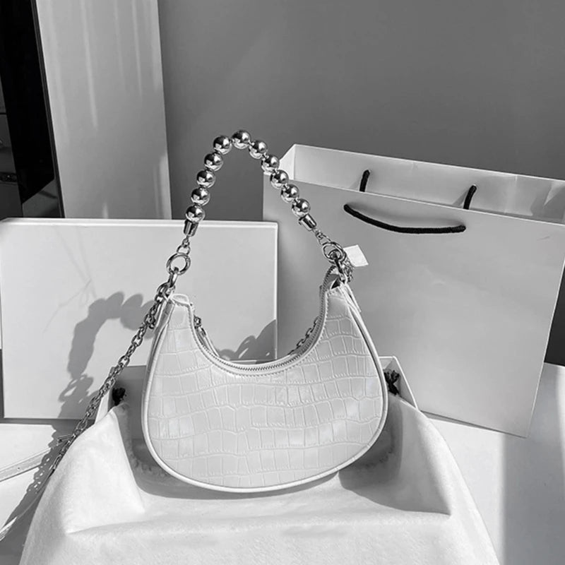 2023 Bag Shoulder Bags for Girl Women Print Lady Purse Underarm Bag Trendy Armpit Bag Fashion Handbag