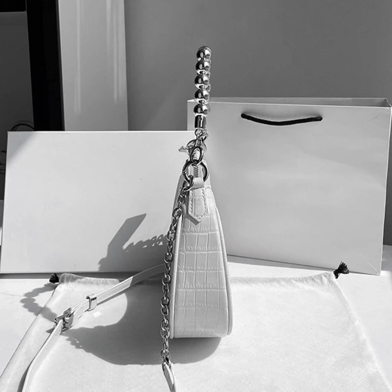 2023 Bag Shoulder Bags for Girl Women Print Lady Purse Underarm Bag Trendy Armpit Bag Fashion Handbag