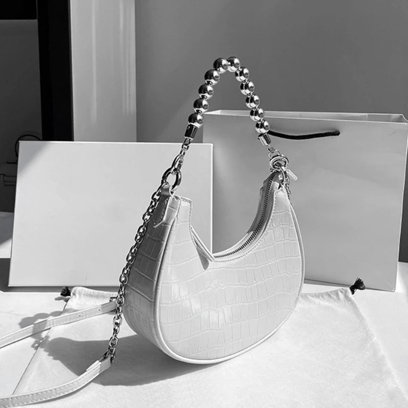 2023 Bag Shoulder Bags for Girl Women Print Lady Purse Underarm Bag Trendy Armpit Bag Fashion Handbag