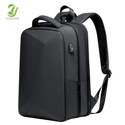 2023 Black smart computer laptop bags for men backpack new waterproof student outdoor backpack travel bag backpack hard shell