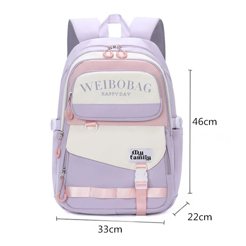 2023 Children School Bags for Teenager Girls Kids Satchel Primary Waterproof School Book Backpack Schoolbag Mochila Infantil