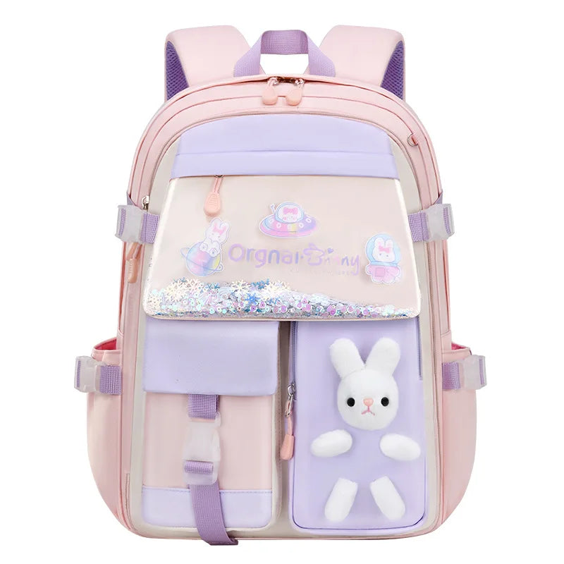 2023 Cute Backpack Waterproof Multi-Pocket School Backpack for Student Girls Kawaii Book Pack Mochilas