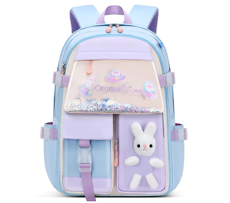 2023 Cute Backpack Waterproof Multi-Pocket School Backpack for Student Girls Kawaii Book Pack Mochilas