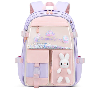 2023 Cute Backpack Waterproof Multi-Pocket School Backpack for Student Girls Kawaii Book Pack Mochilas