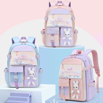 2023 Cute Backpack Waterproof Multi-Pocket School Backpack for Student Girls Kawaii Book Pack Mochilas