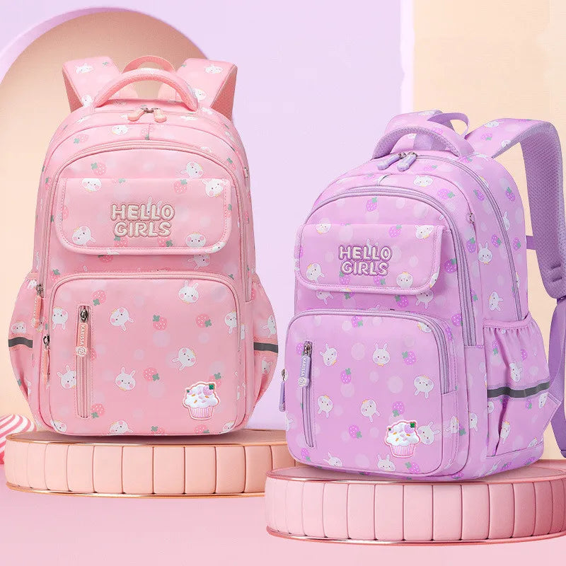 2023 Cute Forest series children school backpack is for teenagers 2 size high-capacity kids school bags Rabbit printed schoolbag