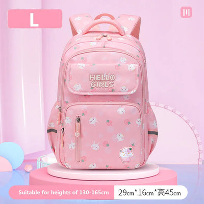 2023 Cute Forest series children school backpack is for teenagers 2 size high-capacity kids school bags Rabbit printed schoolbag