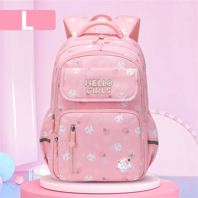 2023 Cute Forest series children school backpack is for teenagers 2 size high-capacity kids school bags Rabbit printed schoolbag
