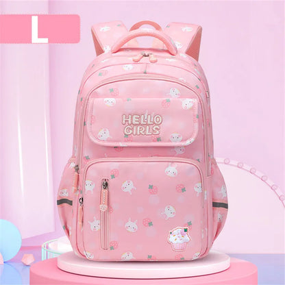 2023 Cute Forest series children school backpack is for teenagers 2 size high-capacity kids school bags Rabbit printed schoolbag
