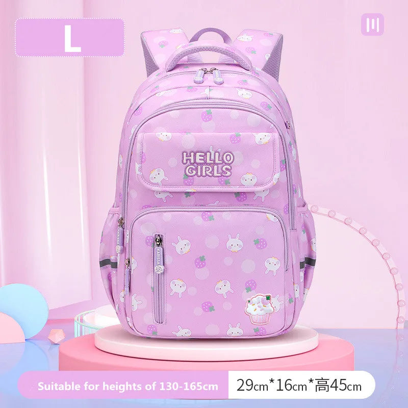 2023 Cute Forest series children school backpack is for teenagers 2 size high-capacity kids school bags Rabbit printed schoolbag
