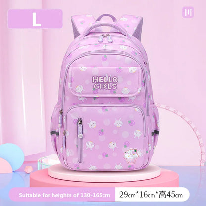 2023 Cute Forest series children school backpack is for teenagers 2 size high-capacity kids school bags Rabbit printed schoolbag
