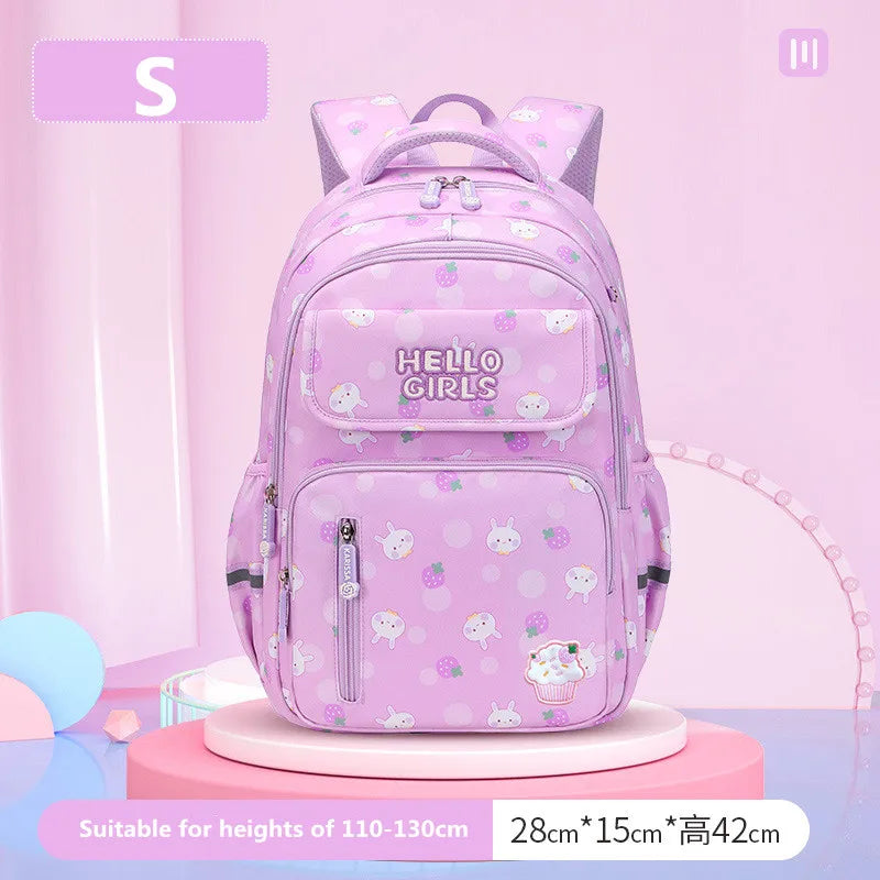 2023 Cute Forest series children school backpack is for teenagers 2 size high-capacity kids school bags Rabbit printed schoolbag