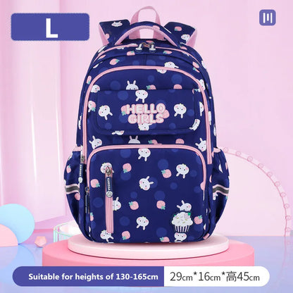 2023 Cute Forest series children school backpack is for teenagers 2 size high-capacity kids school bags Rabbit printed schoolbag
