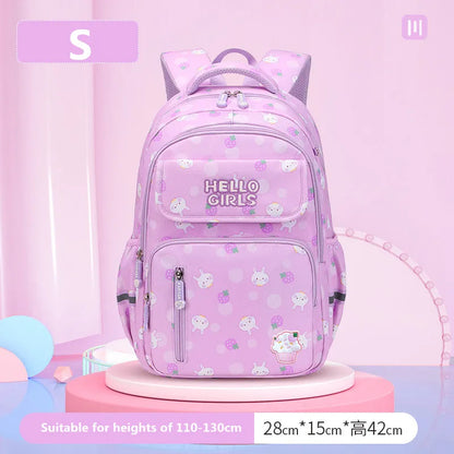 2023 Cute Forest series children school backpack is for teenagers 2 size high-capacity kids school bags Rabbit printed schoolbag