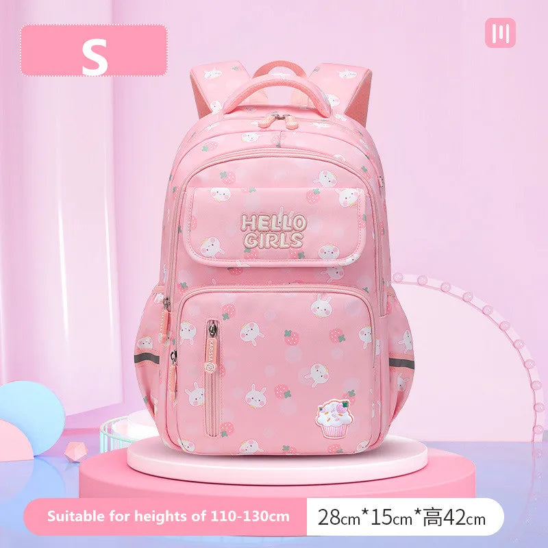 2023 Cute Forest series children school backpack is for teenagers 2 size high-capacity kids school bags Rabbit printed schoolbag