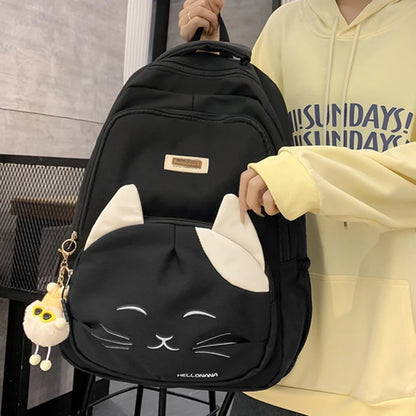 2023 Cute Woman Backpack Large Capacity Book School Bag For Teenage Girls Boys Schoolbag Casual Travel Rucksack